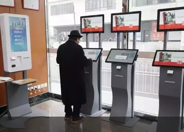 standing kiosks