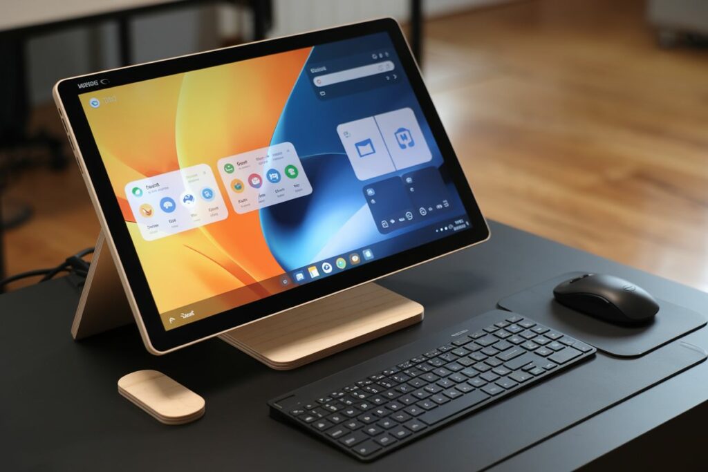 PC tactile Android PC avec agilité mobile et alimentation de bureau