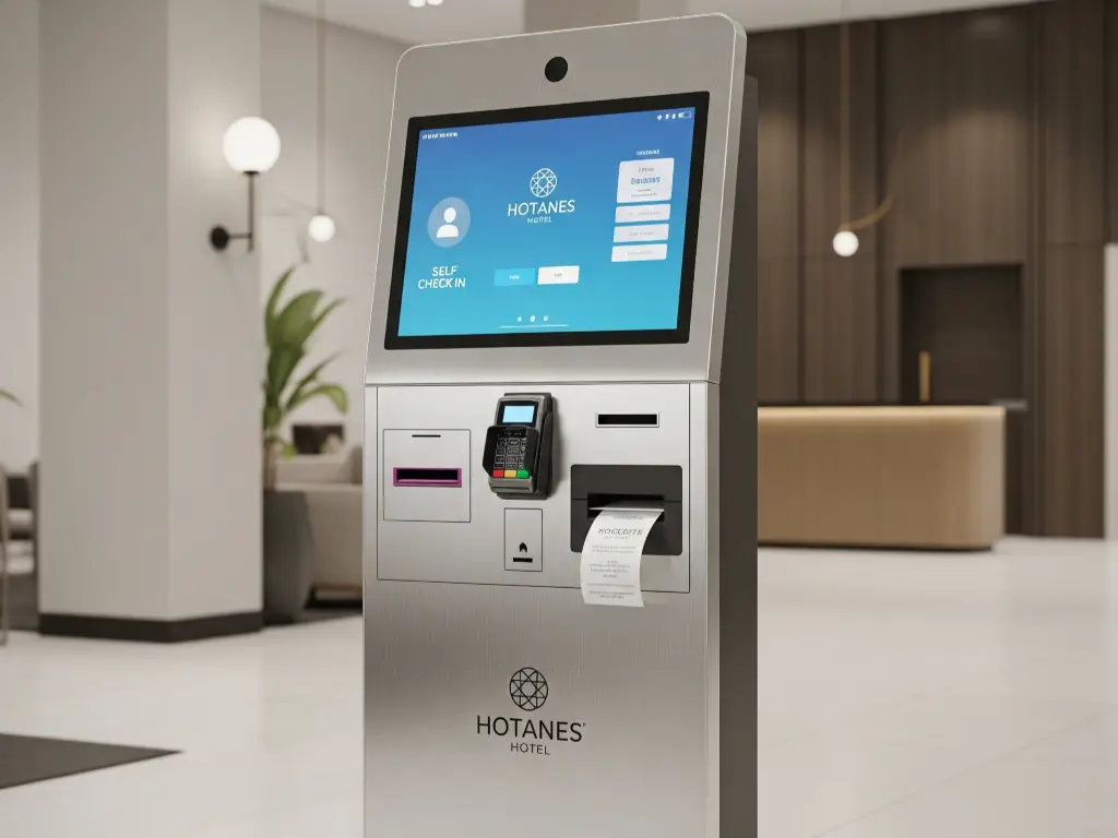 hotel self check in kiosk cover