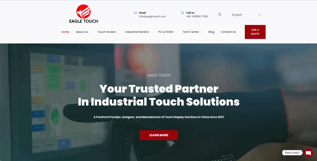 Eagle touch homepage