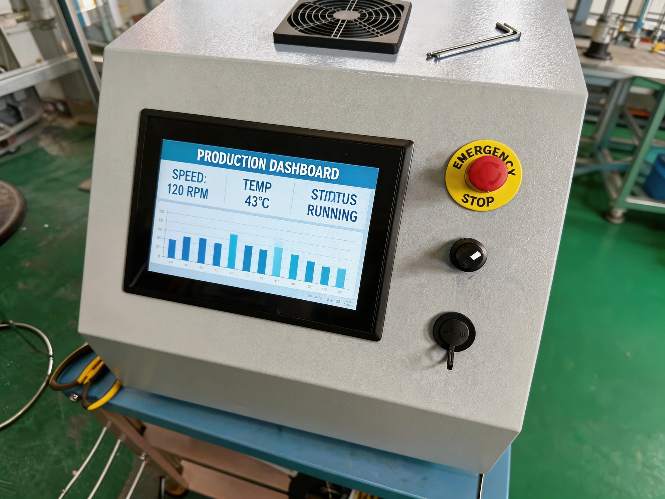 Bakery Display Case Touch Screen