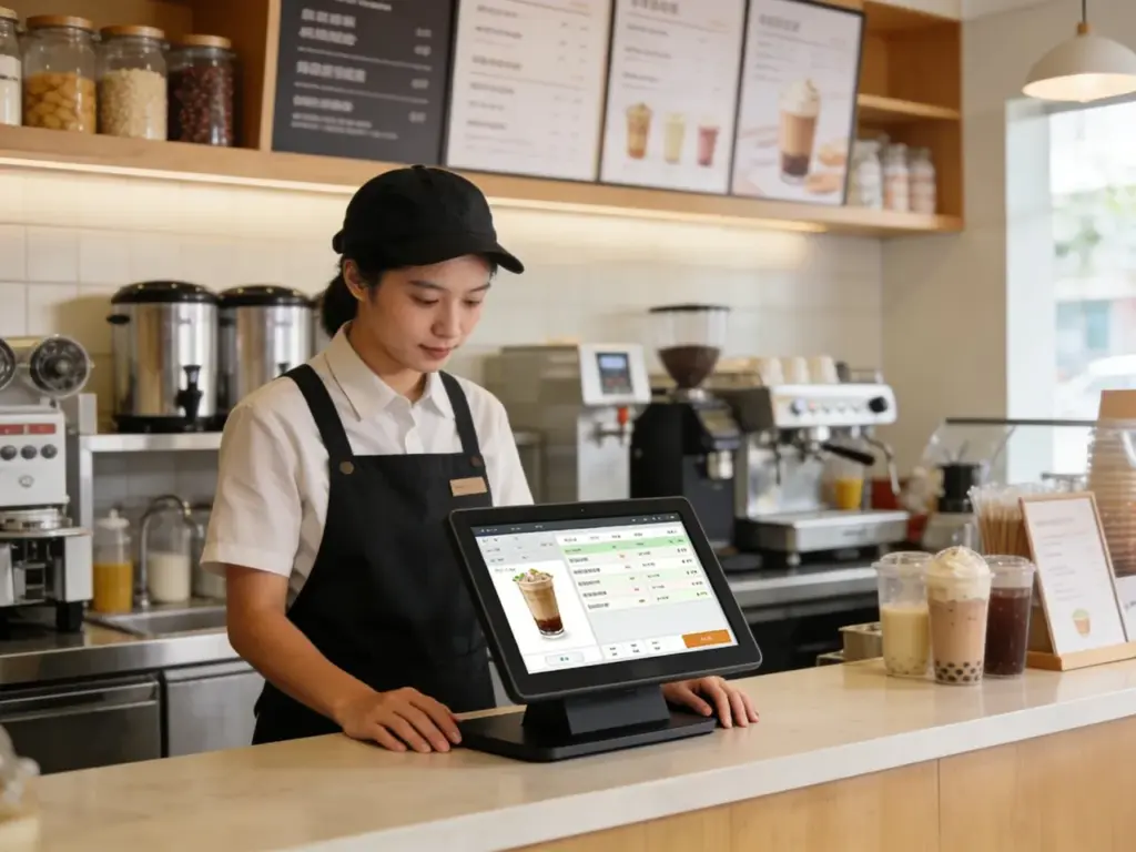 Bubble Tea Machine Touch Screen