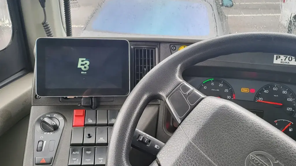 Panel de control del autobús