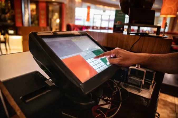 Payment At Restaurant Touch Screen