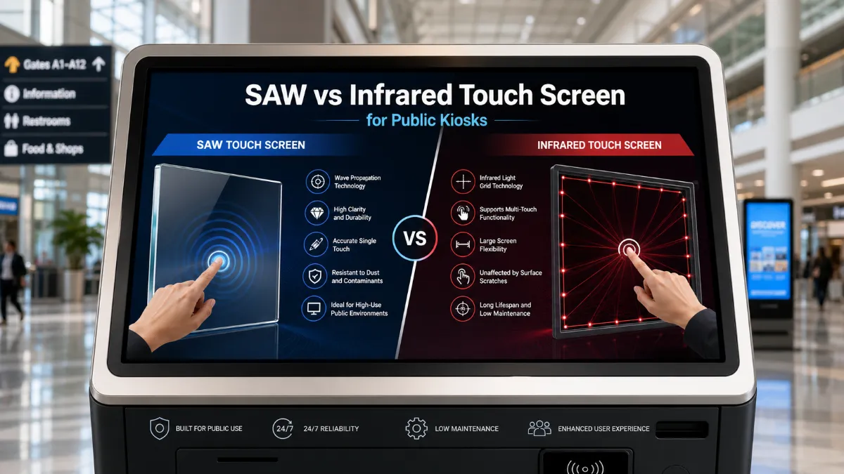 SAW Vs Infrared Touch Screen