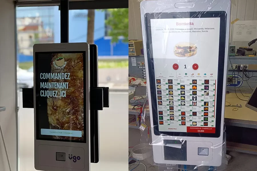 inch self ordering kiosk